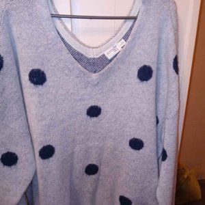 Terra and Sky V Neck Sweater